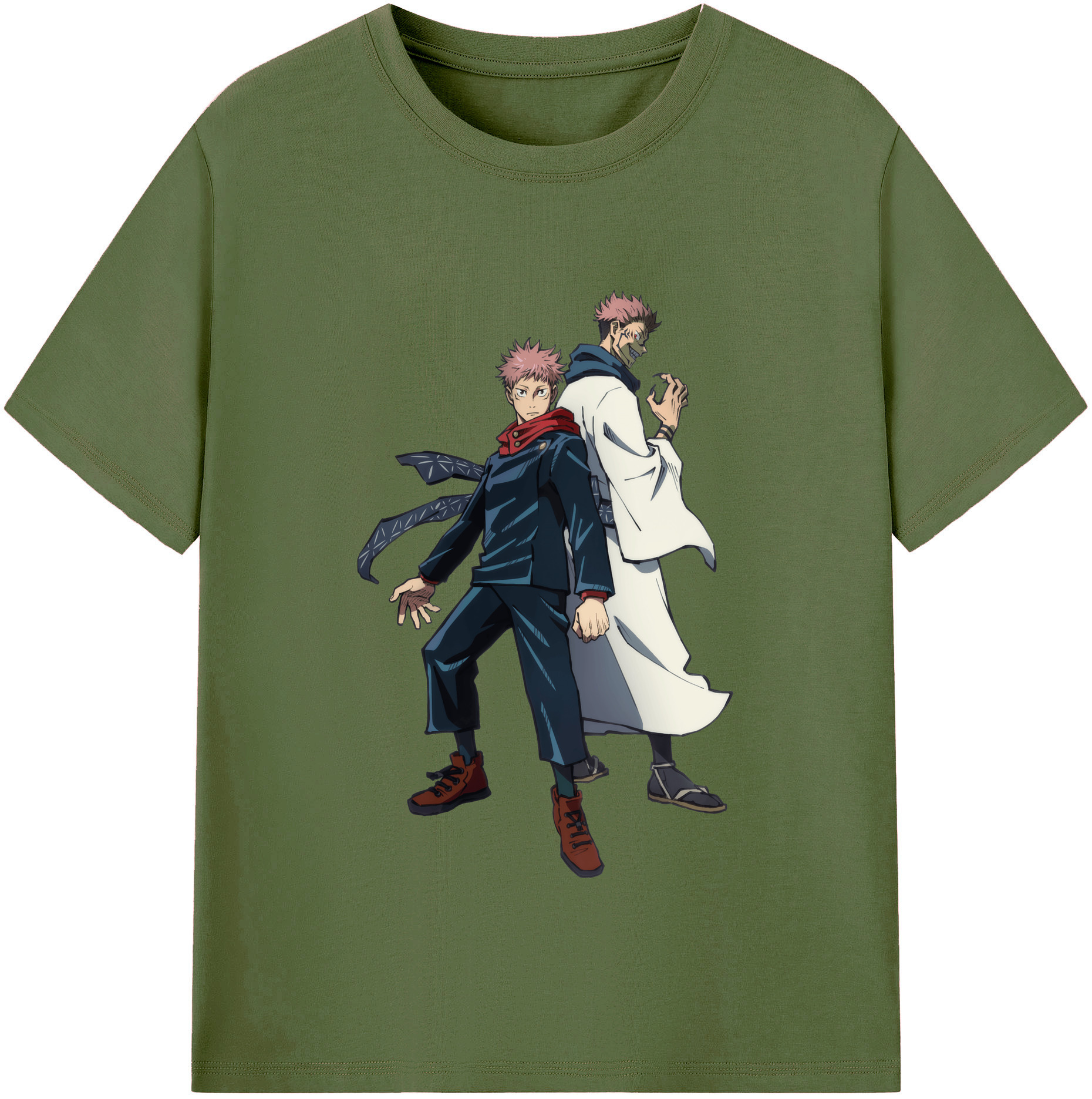 （画像用） 呪術廻戦 Jujutsu Kaisen 綿100％半袖Tシャツ（フロントプリント）